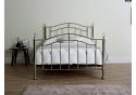 4ft6 Double Silver chrome finish Cally traditional metal bed frame 5